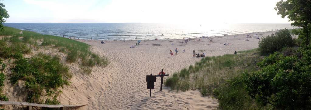 Beach and dunes at Warren State PARK