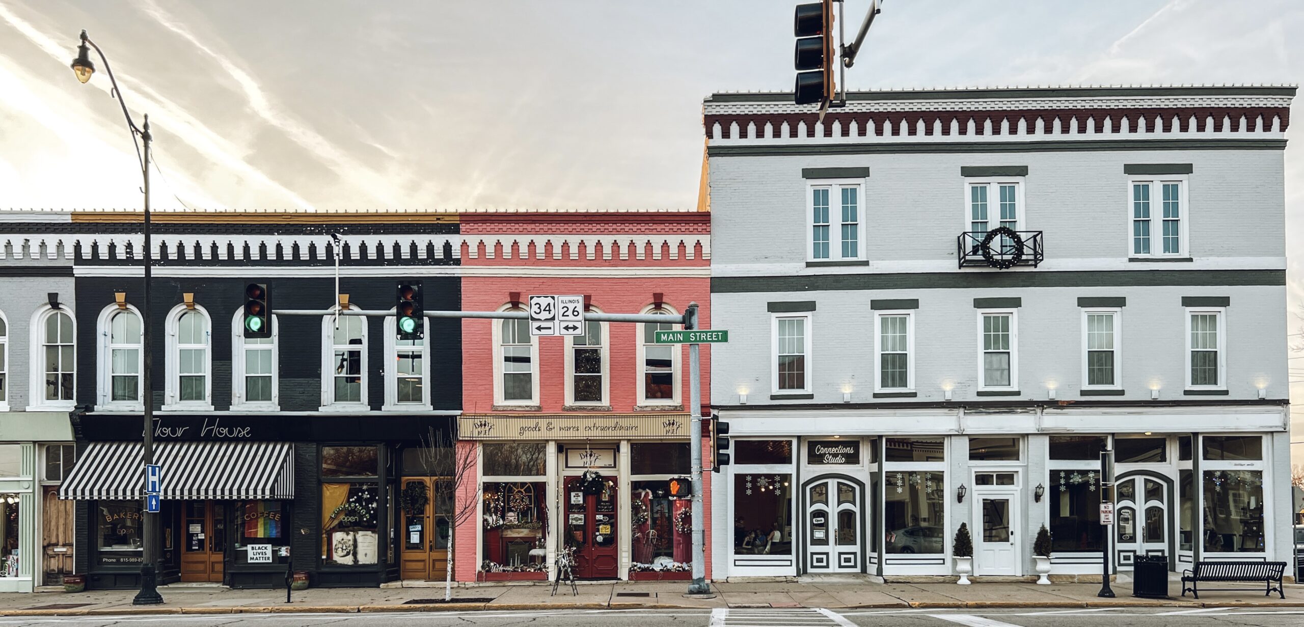 Multiple local stores on Main Street