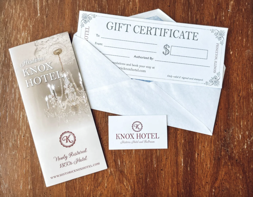 Knox Hotel Gift Certificates